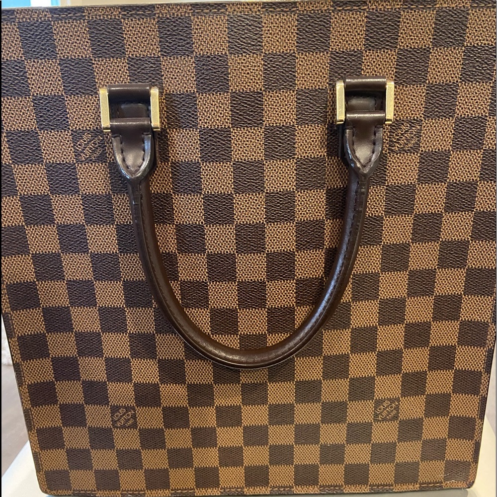 Louis Vuitton Sac Plat Handbag Damier - Picture 1 of 16